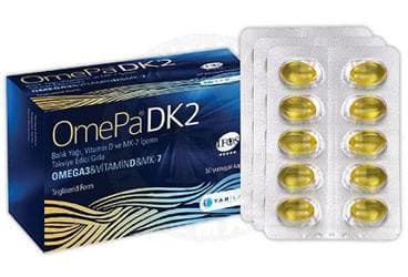 OMEPA DK2 OMEGA3 VITAMIND MENAQ7 KAPSUL 50 kapsül İlaç Görseli