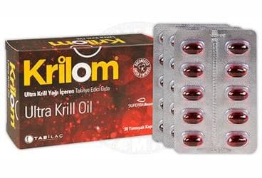 KRILOM ULTRA KRILL OIL YUMUSAK KAPSUL 30 kapsül İlaç Görseli