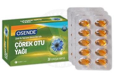 OSENDE COREKOTU YAGI YUMUSAK KAPSUL 30 kapsül İlaç Görseli