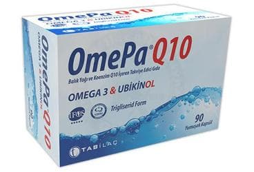 OMEPA-Q10 BALIK YAGI VE KOENZIM Q10 ICEREN TAKVIYE EDICI GIDA 90 kapsül İlaç Görseli