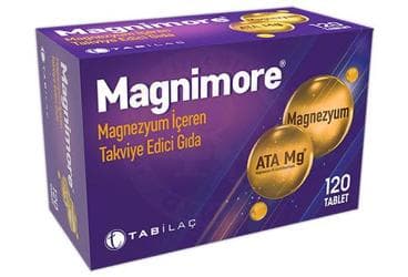 MAGNIMORE MAGNEZYUM ICEREN TAKVIYE EDICI GIDA 120 tablet İlaç Görseli