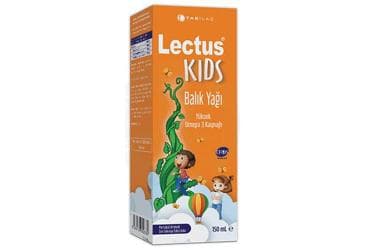 LECTUS KIDS BALIK YAGI PORTAKAL AROMALI SIVI TAKVIYE EDICI GIDA 150 ml şişe İlaç Görseli
