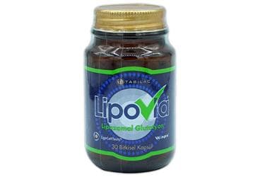 LIPOVIA LIPOZOMAL GLUTATYON ICEREN TAKVIYE EDICI GIDA 30 kapsül İlaç Görseli
