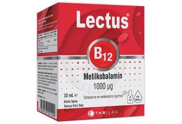 LECTUS B12 METILKOBALAMIN SPREY TAKVIYE EDICI GIDA 10 ml İlaç Görseli