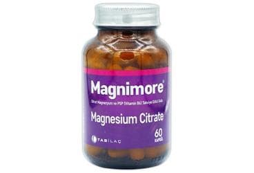 MAGNIMORE MAGNESIUM CITRATE TAKVIYE EDICI GIDA 60 kapsül İlaç Görseli