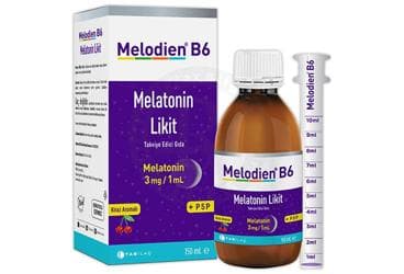 MELODIEN B6 MELATONIN LIKIT TAKVIYE EDICI GIDA 150 ml İlaç Görseli