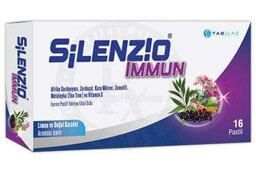 SILENZIO IMMUN TAKVIYE EDICI GIDA PASTIL 16 pastil İlaç Görseli