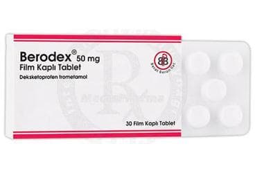 BERODEX 50 MG 30 FILM KAPLI TABLET (30 TABLET) İlaç Görseli