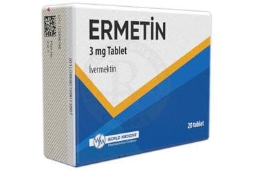ERMETIN 3 MG TABLET (20 TABLET) İlaç Görseli