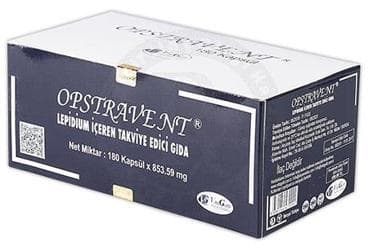 OPSTRAVENT LEPIDIUM ICEREN TAKVIYE EDICI GIDA 180 kapsül İlaç Görseli