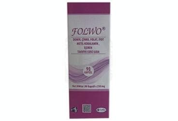FOLWO FOLIK ASIT KAPSUL 90 kapsül İlaç Görseli