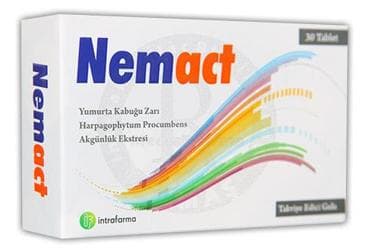 NEMACT TABLET 30 tablet İlaç Görseli