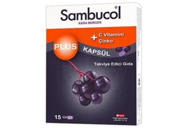 SAMBUCOL PLUS KAPSUL 15 kapsül İlaç Görseli