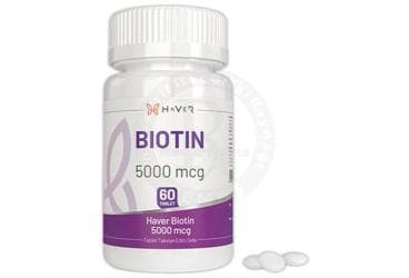 HAVER BIOTIN TABLET 60 tablet İlaç Görseli