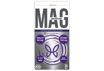 HAVER MAG ACTIVE MAGNEZYUM ICEREN TAKVIYE EDICI GIDA TABLET 30 tablet İlaç Görseli