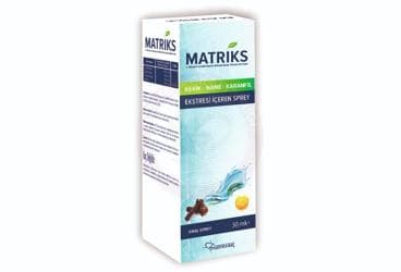 MATRIKS KEKIK,NANE,KARANFIL EKSTRELI SPREY 30 ml şişe İlaç Görseli