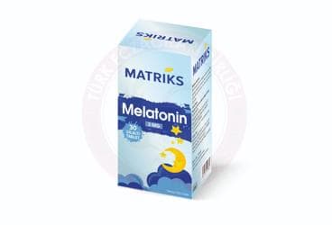MATRIKS MELATONIN DILALTI TABLET 3 mg 30 tablet İlaç Görseli