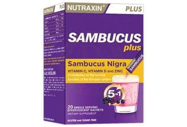 NUTRAXIN SAMBUCUS PLUS 20 tablet İlaç Görseli
