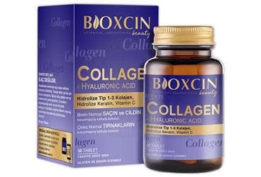BIOXCIN COLLAGEN VE HYALURONIK ASIT ICEREN TAKVIYE EDICI GIDA 30 tablet İlaç Görseli