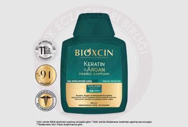 BIOXCIN KERATIN & ARGAN ONARICI SAMPUAN 300 ml şişe İlaç Görseli