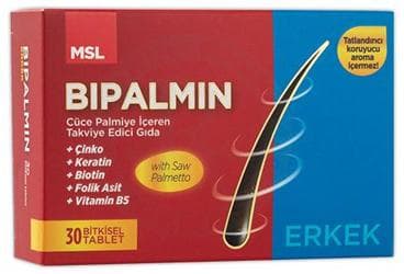 BIPALMIN CUCE PALMIYE ICEREN TAKVIYE EDICI GIDA - ERKEK 60 tablet İlaç Görseli