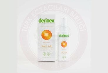 DERINEX GUNES KORUYUCU KREM SPF50+ 50 ml şişe İlaç Görseli