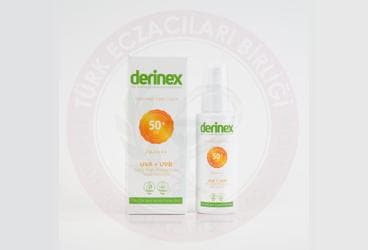 DERINEX YAGLI CILTLER ICIN SPF50 GUNES KORUYUCU KREM 50 ml şişe İlaç Görseli