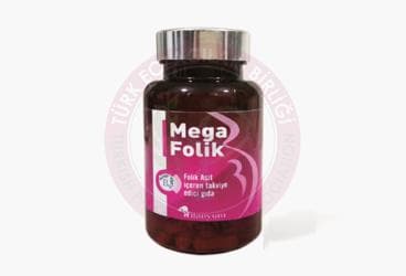 MEGAFOLIK KAPSUL 500 mg 90 kapsül İlaç Görseli