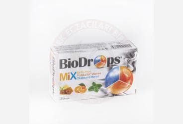 BIODROPS MIX PASTIL 18 pastil İlaç Görseli