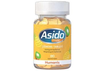 ASIDO TROPIK AROMALI CIGNEME TABLET 80 tablet İlaç Görseli