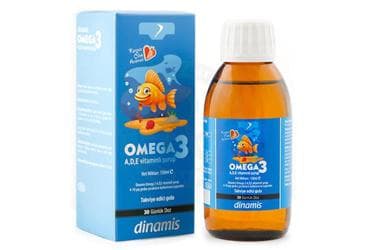 DINAMIS OMEGA 3 A,D,E VITAMINLI SURUP 150 ml şişe İlaç Görseli