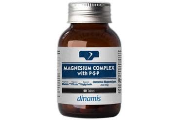 DINAMIS MAGNESIUM COMPLEX WITH P-5-P ICEREN TAKVIYE EDICI GIDA TABLET 60 tablet İlaç Görseli