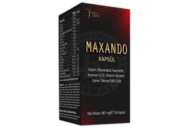 MAXANDO TAKVIYE EDICI GIDA 30 kapsül İlaç Görseli