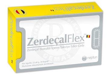 ZERDECALFLEX ZERDECAL EKSTRAKTI ICEREN KAPSUL 30 kapsül İlaç Görseli