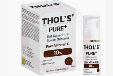 THOLS PURE+ SAF KONSANTRE BAKIM SERUMU SAF VITAMIN C %10 15 ml şişe İlaç Görseli