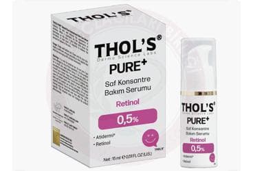 THOLS PURE+ SAF KONSANTRE BAKIM SERUMU %0.5 RETINOL 15 ml şişe İlaç Görseli