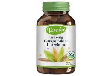 VOONKA GINSENG GINKGO BILOBA L-ARGININE KAPSUL 32 kapsül İlaç Görseli