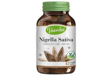 VOONKA NIGELLA SATIVA COREK OTU YAGI ICEREN KAPSUL 1000 mg 62 kapsül İlaç Görseli