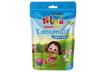 VOONKA KIDS NILOYA GUMMIES CALCIUM-D3 CIGNENEBILIR TAKVIYE EDICI GIDA 30 tablet İlaç Görseli