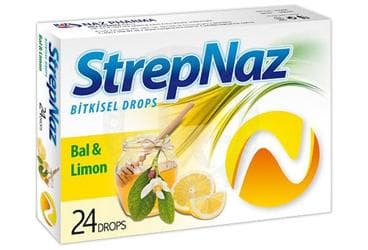 STREPNAZ BAL&LIMON PASTIL 24 pastil İlaç Görseli