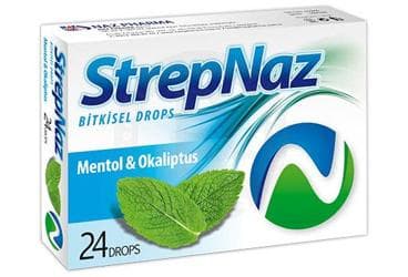 STREPNAZ MENTOL&OKALIPTUS PASTIL 24 pastil İlaç Görseli
