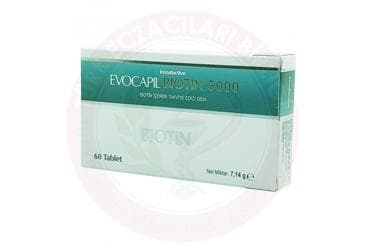 EVOCAPIL BIOTIN TABLET 60 tablet İlaç Görseli