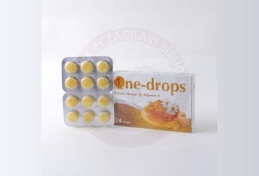 ONE-DROPS ZENCEFIL, BAL + C VITAMINI PASTIL 24 pastil İlaç Görseli