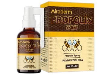 MIRADERM PROPOLIS SPREY TAKVIYE EDICI GIDA 20 ml şişe İlaç Görseli