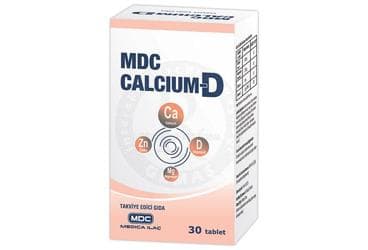 MDC CALCIUM-D TABLET 30 tablet İlaç Görseli