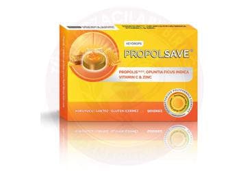 KEYDROPS PROPOLSAVE PROPOLIS, C VITAMINI VE CINKO ICEREN PASTIL TAKVIYE EDICI GIDA 12 pastil İlaç Görseli