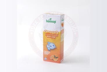 HUNNAP OMEGA-3 BALIK PORTAKAL AROMALI BALIK YAGI SURUP 100 ml şişe İlaç Görseli