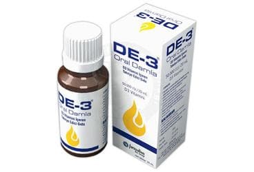 DE-3 ORAL DAMLA 20 ml şişe İlaç Görseli