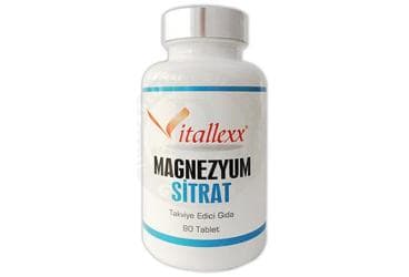 VITALLEXX MAGNEZYUM SITRAT TABLET 90 tablet İlaç Görseli
