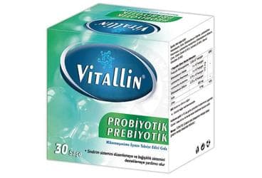 VITALLIN PROBIYOTIK PREBIYOTIK SASE 30 saşe İlaç Görseli